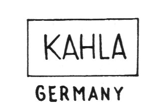 Клеймо Porzellanfabrik Kahla AG und VEB Porzellanwerk Kahla
