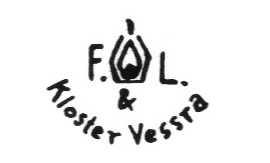 Клеймо Porzellanfabrik Kloster Vessra Oscar Fischer & Theodor Lehmann