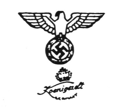 Клеймо A.-G. Porzellanfabrik Königszelt