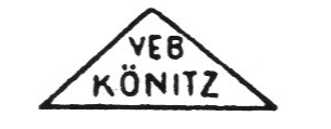 Клеймо VEB Ostthüringer Porzellanwerke Könitz