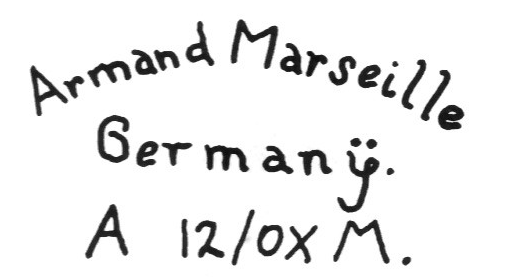 Клеймо Porzellanfabrik Armand Marseille