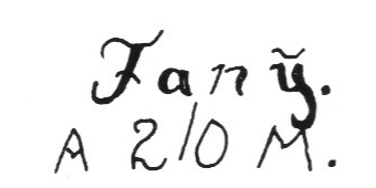 Клеймо Porzellanfabrik Armand Marseille