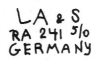Клеймо Thomas Recknagel Porzellanfabrik Alexandrinenthal