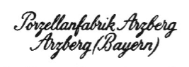Клеймо Porzellanfabrik Arzberg