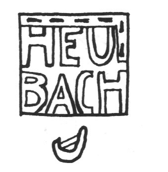 Клеймо Gebr. Heubach AG