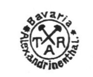 Клеймо Thomas Recknagel Porzellanfabrik Alexandrinenthal
