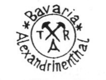 Клеймо Thomas Recknagel Porzellanfabrik Alexandrinenthal