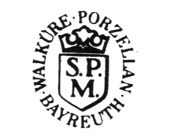 Клеймо Erste Bayreuther Porzellanfabrik „Walküre“ Siegmund Paul Meyer GmbH