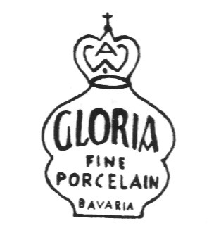 Клеймо Porzellanmanufaktur „Gloria“ Anton Weidl Anton Weidl Porzellan- und Glasmalerei