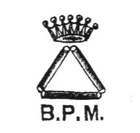 Клеймо Berliner Porzellan-Manufaktur Conrad, Schomburg & Co. und Dresdner PorzellanManufaktur
