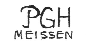 Клеймо Meißner Porzellanmalerei PGH
