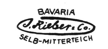 Клеймо Porzellanfabrik Josef Rieber & Co.