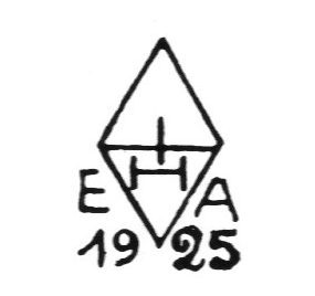 Клеймо Eha-Edelporzellane Erich Haselhuhn.