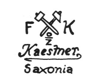 Клеймо Friedrich Kaestner Porzellanfabrik