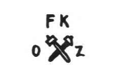 Клеймо Friedrich Kaestner Porzellanfabrik