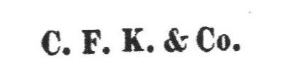 Клеймо C.F. Kling & Co.