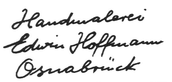 Клеймо Edwin Hoffmann