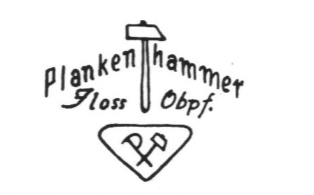 Клеймо Porzellanfabrik Plankenhammer Wittmann GmbH