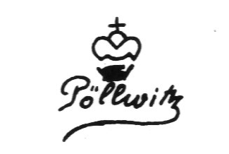 Клеймо Porzellanfabrik Pöllwitz