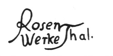Клеймо Rosenthal Werke und Porzellanfabrik S. Rosenthal & Co.