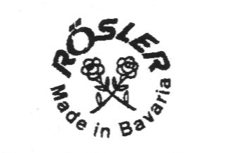 Клеймо Rösler Porzellan & Keramik