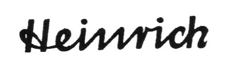 Клеймо Heinrich & Co.