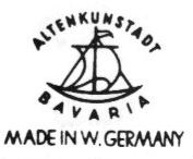 Клеймо Porzellanfabrik Altenkunstadt Karl Nehmzow