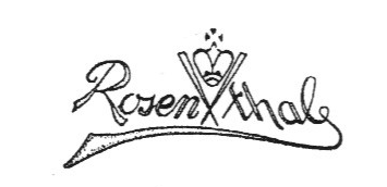 Клеймо Rosenthal AG
