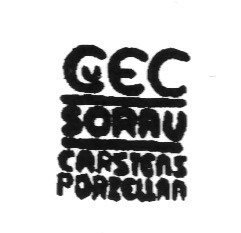 Клеймо C. & E. Carstens Porzellanfabrik Sorau