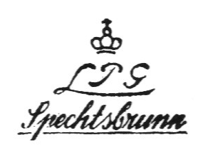 Клеймо Porzellanfabrik Spechtsbrunn