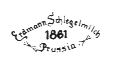Клеймо Erdmann Schlegelmilch Porzellanfabrik