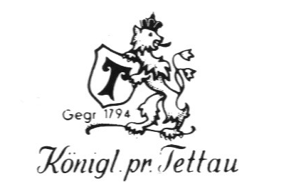 Клеймо Königl. priv. Porzellanfabrik Tettau