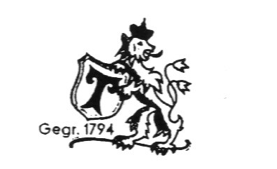 Клеймо Königl. priv. Porzellanfabrik Tettau