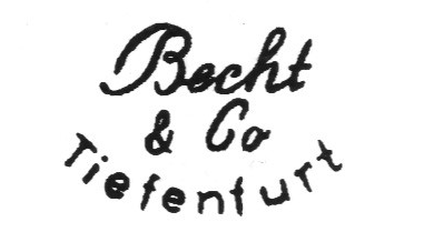 Клеймо Porzellan- und Steinzeugfabrik Walther Becht GmbH