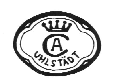 Клеймо Carl Alberti Porzellanfabrik Uhlstädt