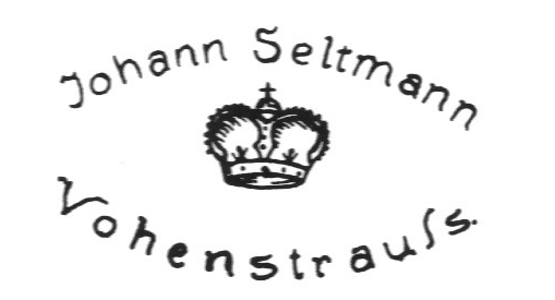Клеймо Porzellanfabrik Johann Seltmann