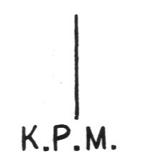 Клеймо Carl Krister Porzellanfabrik