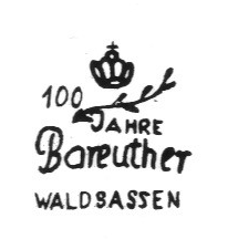 Клеймо Porzellanfabrik Waldsassen Bareuther & Co.