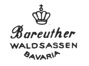 Клеймо Porzellanfabrik Waldsassen Bareuther & Co.