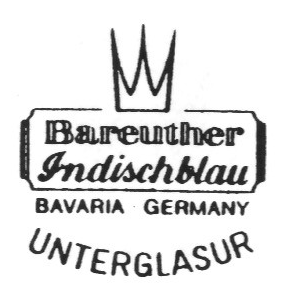 Клеймо Porzellanfabrik Waldsassen Bareuther & Co.