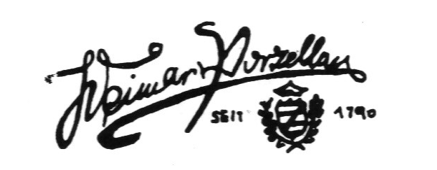 Клеймо C. & E. Carstens , VEB Porzellanwerk „Weimar Porzellan“