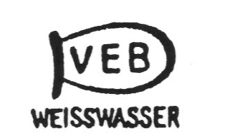 Клеймо VEB Porzellanwerk Weißwasser