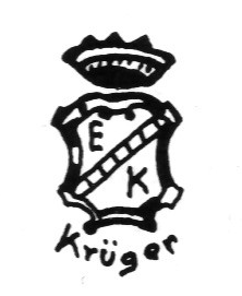 Клеймо Edmund Krüger Porzellanfabrik