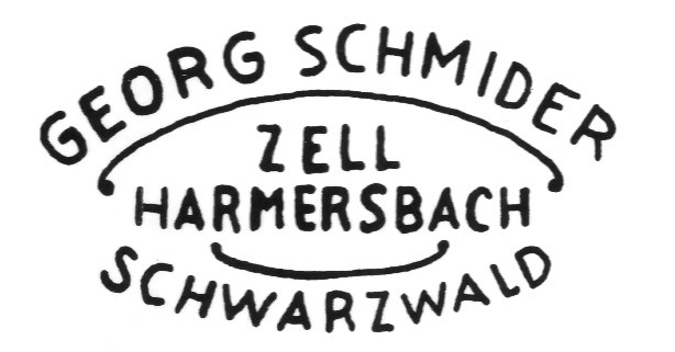 Клеймо Georg Schmider Vereinigte Zeller Kerami sche Fabriken