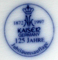 Клеймо Kaiser Porzellan