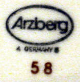 Клеймо Porzellanfabrik Arzberg