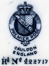 Клеймо Cauldon Ltd.