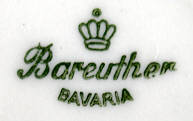 Клеймо Porzellanfabrik Waldsassen Bareuther & Co.