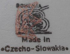 Клеймо Bohemia Keramische Werke AG