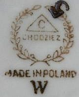 Клеймо Fabryka Porcelany i Wyrobow Ceramicznych w Ćmielowie